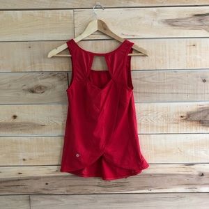 Adorable Red Lululemon Tank Top S